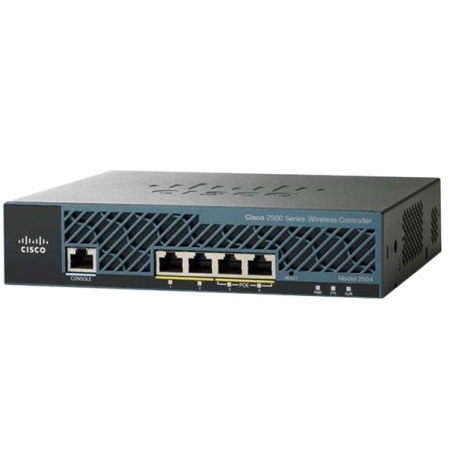 Контроллер беспроводных точек доступа Cisco 2504 Wireless Controller with 5 AP Licenses (AIR-CT2504-5-K9). Изображение 1