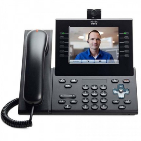 Телефонный аппарат Cisco UC Phone 9971, Charcoal, Slimline Handset (CP-9971-CL-K9=). Изображение 1