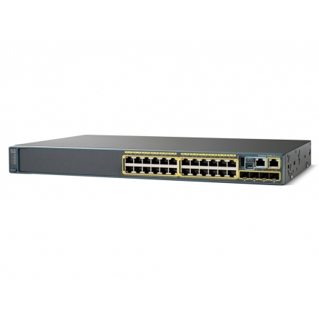 Коммутатор Cisco Systems Catalyst 2960S 24 GigE, 4 x SFP LAN Base (WS-C2960S-24TS-L). Изображение 1