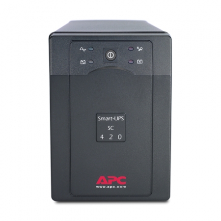 ИБП APC  Smart-UPS SC 260W/ 420VA, Interface Port DB-9 RS-232 (SC420I). Изображение 1