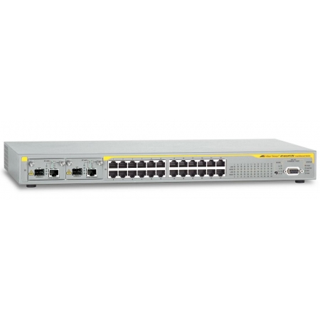 Коммутатор Allied Telesis Layer 3 switch with 24-10/100TX ports plus 2 expansion slots (US AC power cords) + NCB1 (AT-8624T/2M). Изображение 1