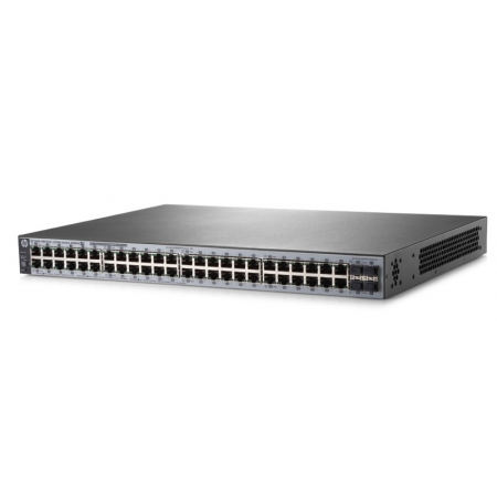 HP 1820-48G-PoE+ (370W) Switch (WEB-Managed, 24*10/100/1000 PoE+, 24*10/100/1000, 4*SFP, 370W, Rack-mounting, 19