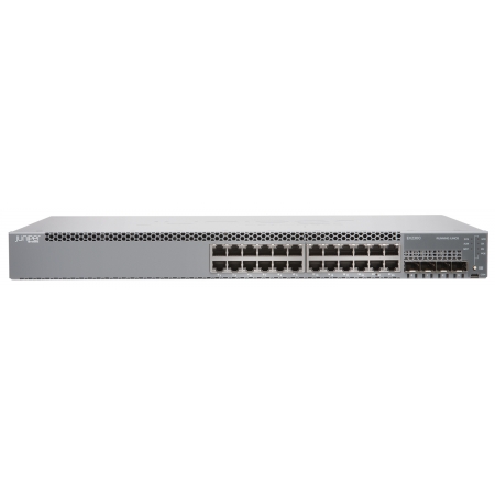 Коммутатор Juniper Networks EX2300 48-port 10/100/1000BaseT PoE+, 4 x 1/10G SFP/SFP+ (optics sold separately) (EX2300-48P). Изображение 1
