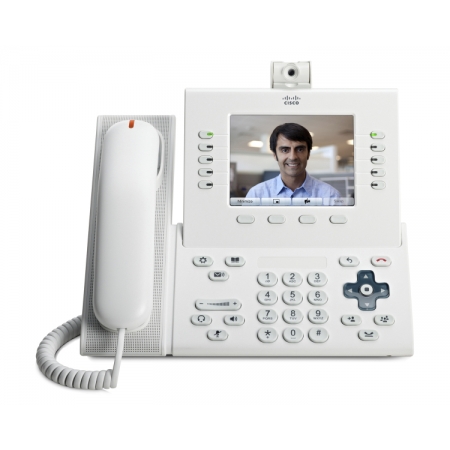 Телефонный аппарат Cisco UC Phone 9951, White, Slimline Handset (CP-9951-WL-K9=). Изображение 2
