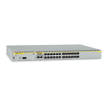 Коммутатор Allied Telesis 12-Port Gigabit Copper/SFP Combo Expandable L3+Per-Flow Qos IPv4/IPv6 Switch. Fixed AC Power supply + NCB1 (AT-x900-12XT/S-60). Изображение 1