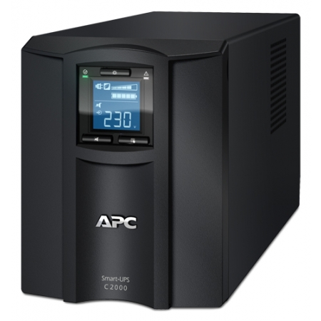 ИБП APC  Smart-UPS C  1300W/2000VA LCD 230V, (1) IEC 320 C19, 6) IEC 320 C13, Interface Port USB (SMC2000I). Изображение 2