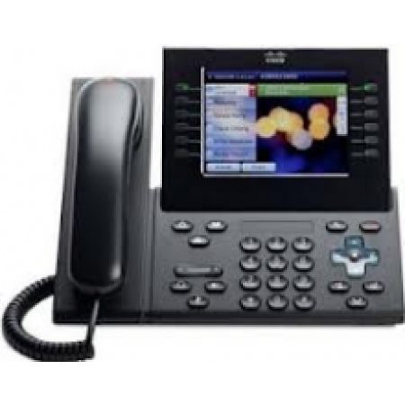 Телефонный аппарат Cisco UC Phone 9951, Charcoal,SlimlineHandset REMANUFACTURED (CP-9951-CL-K9-RF). Изображение 1