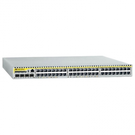 Коммутатор Allied Telesis MultiIayer IPv4 and IPv6 switch with 48 x 10/100BASE-T copper ports and 4 x 1000BASE-X SFP uplinks. DC PSU + NCB1 (AT-8948A-80). Изображение 1