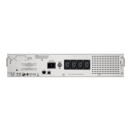 ИБП APC  Smart-UPS C  600W/1000VA 2U Rack mountable LCD 230V,  (4) IEC 320 C13, Interface Port USB (SMC1000I-2U). Изображение 4