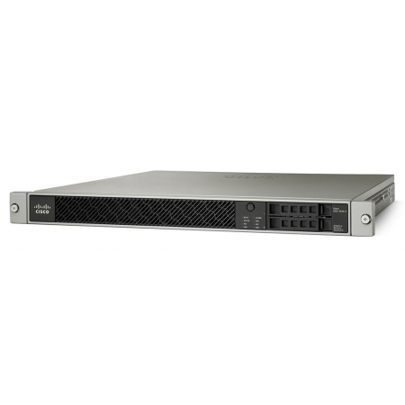 Межсетевой экран Cisco ASA 5545-X with FirePOWER Services, 8GE, AC, DES, 2SSD (ASA5545-FPWR-K8). Изображение 1