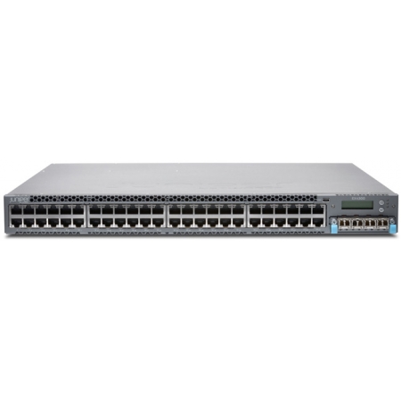 Коммутатор Juniper Networks EX4300, 48-Port 10/100/1000BaseT + 450W DC PS (Airflow in) (EX4300-48T-DC-AFI). Изображение 1