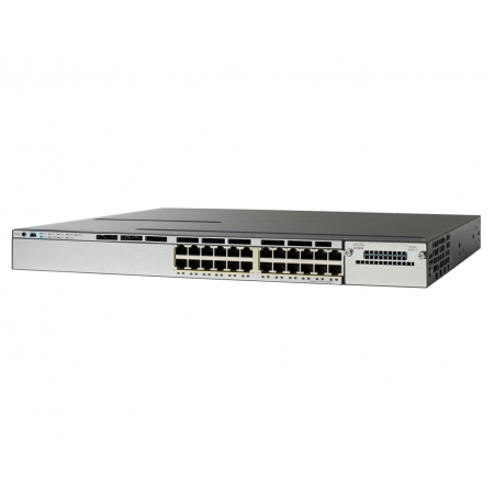 Коммутатор Cisco Systems Catalyst 3750X 24 Port PoE IP Services (WS-C3750X-24P-E). Изображение 1