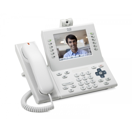 Телефонный аппарат Cisco UC Phone 9971, A White, Std Hndst with Camera (CP-9971-W-CAM-K9=). Изображение 1