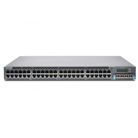 Коммутатор Juniper Networks EX4300, 48-Port 10/100/1000BaseT + 550W DC PS (EX4300-48T-DC). Изображение 1