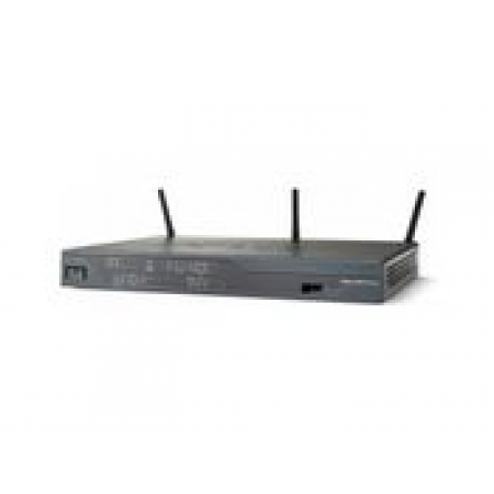 Cisco 881 Fast Ethernet Security Router supporting EV-DO/1xRTT—Sprint SKU with PCEX-3G-CDMA-S (CISCO881G-S-K9). Изображение 1