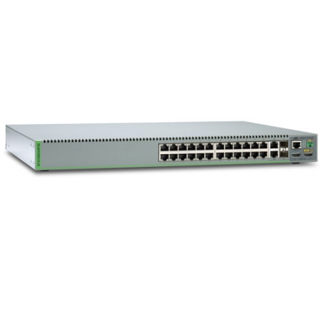 Коммутатор Allied Telesis 24 Port Managed Stackable Fast Ethernet POE Switch. Dual AC Power Supply (AT-8100S/24POE). Изображение 1