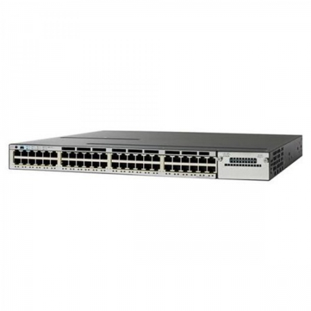 Коммутатор Cisco Catalyst 3850 48 Port Full PoE w/ 5 AP license IP Base (WS-C3850-48PW-S). Изображение 1