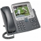 Телефонный аппарат Cisco UC Phone 7975, Gig, Color, with 1 CCME RTU License (CP-7975G-CCME). Превью 1