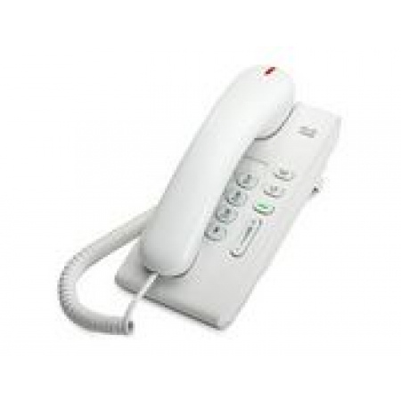 Телефонный аппарат Cisco UC Phone 6901, White, Standard handset (CP-6901-W-K9=). Изображение 1
