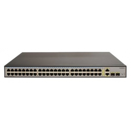 Коммутатор Huawei S1700-52R-2T2P-AC(48 Ethernet 10/100 ports,2 Ethernet 10/100/1000 ports and 2 Gig SFP ,AC 110/220V) (S1700-52R-2T2P-AC). Изображение 1