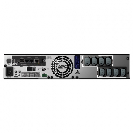 ИБП APC  Smart-UPS X 1200W / 1500VA Rack/Tower LCD 230V with Network Card, Interface Port SmartSlot, USB , Extended runtime model , Rack Height 2 U (SMX1500RMI2UNC). Изображение 4