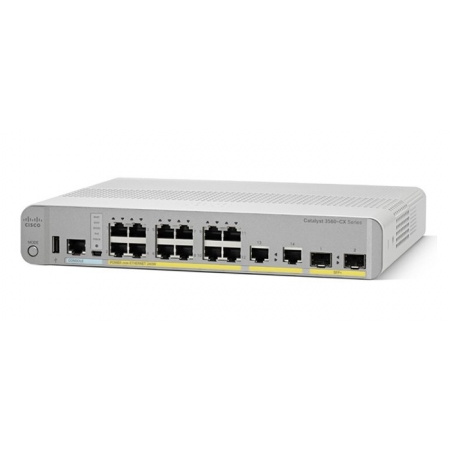 Коммутатор Cisco Systems Catalyst 3560-CX 2 x mGig, 6 x 1G PoE, IP Base (WS-C3560CX-8XPD-S). Изображение 1