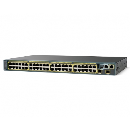Коммутатор Cisco Systems Catalyst 2960S 48 GigE, 2 x 10G SFP+ LAN Base (WS-C2960S-48TD-L). Изображение 1