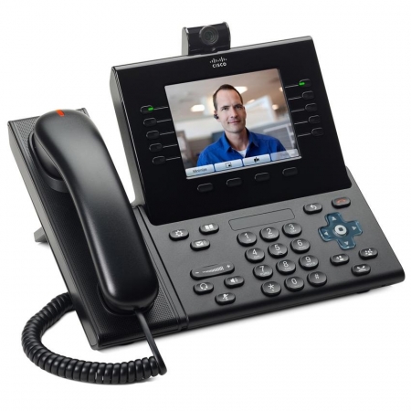 Телефонный аппарат Cisco UC Phone 9951, Charcoal, Slimline Handset (CP-9951-CL-K9=). Изображение 1