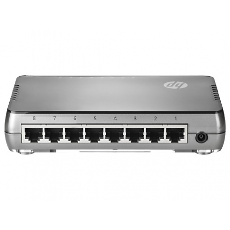 HP 1405-8G Switch (Unmanaged, 8*10/100/1000, QoS, desktop) (J9794A). Изображение 1