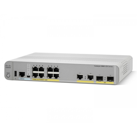 Коммутатор Cisco Catalyst 2960-CX 8 Port Data Lan Base (WS-C2960CX-8TC-L). Изображение 1