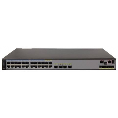 Коммутатор Huawei S5710-28C-EI(24 Ethernet 10/100/1000 ports,4 of which are dual-purpose 10/100/1000 or SFP,4 10 Gig SFP+,without power module) (S5710-28C-EI). Изображение 1