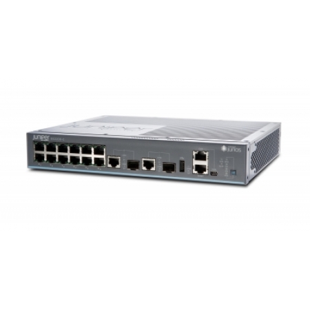Коммутатор Juniper Networks EX2200, Compact, Fanless, 12-Port 10/100/1000 BaseT with 2 Dual-Purpose (10/100/1000 BaseT or SFP) Uplink Ports (EX2200-C-12T-2G). Изображение 1