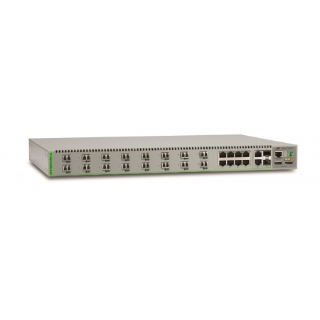 Коммутатор Allied Telesis 16 x 100FX (LC) & 8 x 10/100TX  Port Managed Stackable Fast Ethernet POE Switch. Dual AC Power Supply (AT-8100S/16F8-LC). Изображение 1