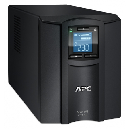 ИБП APC  Smart-UPS C  1300W/2000VA LCD 230V, (1) IEC 320 C19, 6) IEC 320 C13, Interface Port USB (SMC2000I). Изображение 3