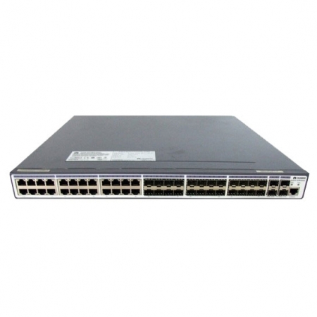 Коммутатор Huawei S3700-52P-EI-24S-AC(24 Ethernet 10/100 ports,24 FE SFP,4 Gig SFP,AC 110/220V) (S3700-52P-EI-24S-AC). Изображение 1