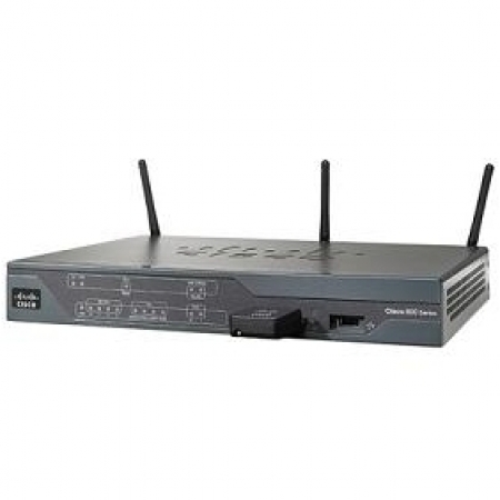 Cisco 887 ADSL2/2+ Annex A Router w/ 3G 802.11n FCC Comp, configurable with a choice of 3G modems (CISCO887GW-GN-A-K9). Изображение 1
