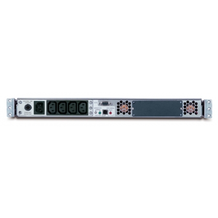 ИБП APC  Smart-UPS RackMount   640W/1000VA, Line-Interactive, 1U, USB and serial connectivity, Automatic Voltage Regulation, user repl.batt, SmartSlot (SUA1000RMI1U). Изображение 3