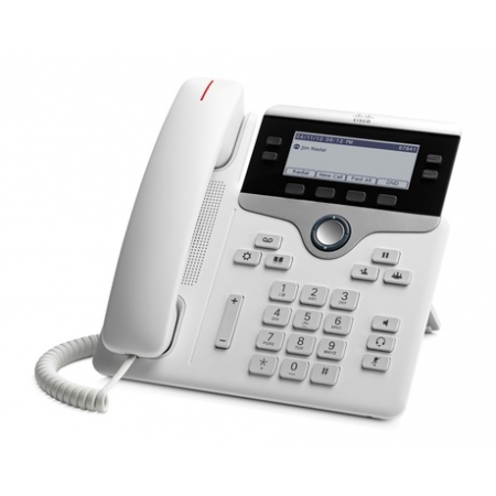 Телефонный аппарат Cisco UC Phone 7841 White (CP-7841-W-K9=). Изображение 1