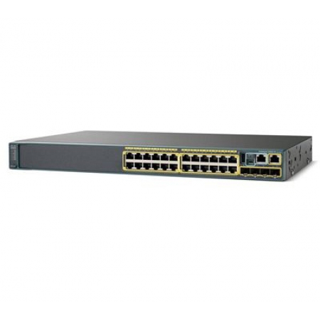 Коммутатор Cisco Catalyst 2960-X 24 GigE PoE 370W, 4x1G SFP,LAN Base, Russia (WS-C2960RX-24PS-L). Изображение 1