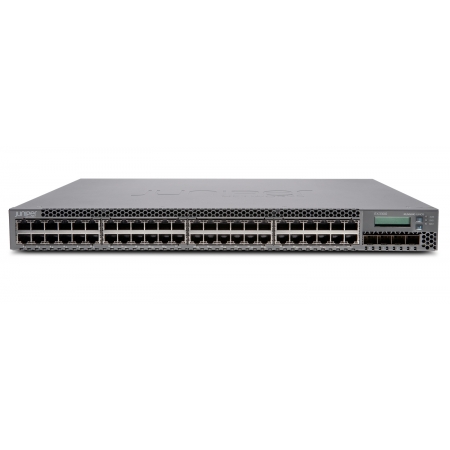 Коммутатор Juniper Networks EX3300, 48-Port 10/100/1000BaseT with 4 SFP+ 1/10G Uplink Ports (Optics Not Included) (EX3300-48T). Изображение 1