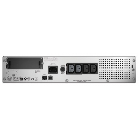 ИБП APC  Smart-UPS LCD 500W / 750VA, Interface Port RJ-45 Serial, SmartSlot, USB, RM 2U, 230V (SMT750RMI2U). Изображение 3