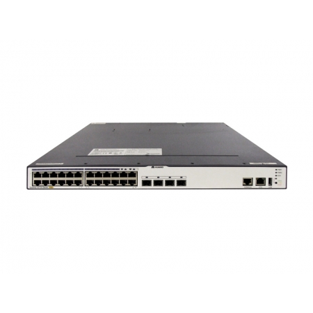 Коммутатор Huawei S5700-24TP-PWR-SI(24 Ethernet 10/100/1000 PoE+ ports,4 of which are dual-purpose 10/100/1000 or SFP,without power module) (S5700-24TP-PWR-SI). Изображение 1