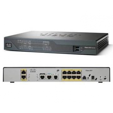 Cisco 887 ADSL2/2+ Annex A Security Router with Advanced IP Services (CISCO887-SEC-K9). Изображение 1