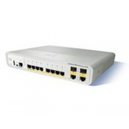 Коммутатор Cisco Systems Catalyst 3560C PD PSE Switch 8 GE PoE 2 x 1G, IP Base (WS-C3560CPD-8PT-S). Изображение 1