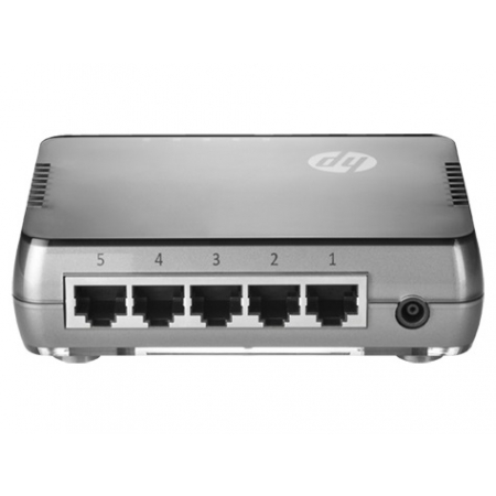 HP 1405-5G Switch (Unmanaged, 5*10/100/1000, QoS, desktop) (J9792A). Изображение 1