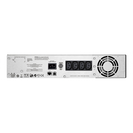 ИБП APC  Smart-UPS C  900W/1500VA 2U Rack mountable LCD 230V, (4) IEC 320 C13, Interface Port USB (SMC1500I-2U). Изображение 4