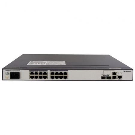 Коммутатор Huawei S2700-18TP-SI-AC(16 Ethernet 10/100 ports,2 dual-purpose 10/100/1000 or SFP,AC 110/220V) (S2700-18TP-SI-AC). Изображение 1