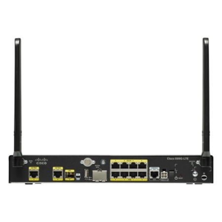 Cisco LTE 2.0 Secure IOS Gigabit Router SFP with Sierra Wireless MC7304/Qualcomm MDM9215 for Australia and Europe, LTE 800/900/1800/ 2100/2600 MHz, 850/900/1900/2100 MHz UMTS/HSPA+ bands (C899G-LTE-GA-K9). Изображение 1