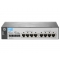 HP 1810-8 Switch(WEB-Managed, 7*10/100 + 1 10/100/1000, Fanless design, desktop) (J9800A). Превью 1