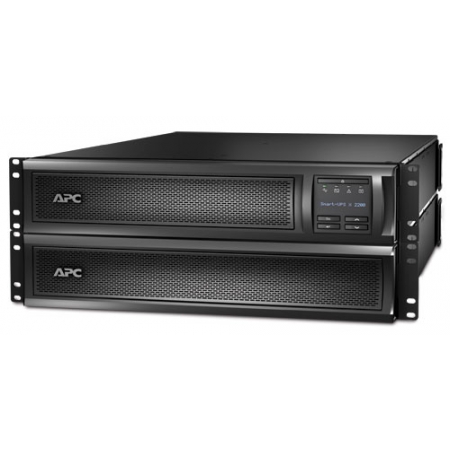 ИБП APC  Smart-UPS X 1980W / 2200VA Rack/Tower LCD 200-240V,  Interface Port SmartSlot, USB, Extended runtime model, 2U (SMX2200RMHV2U). Изображение 2